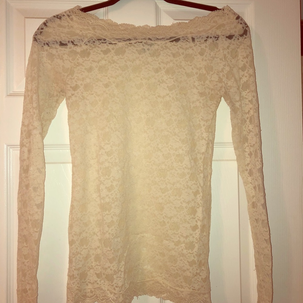 Free People Lace Top